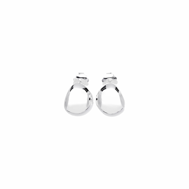 Morning Dew hoops Silver