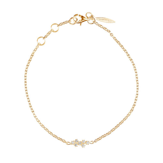 Milky Way drop Armbanden Goud