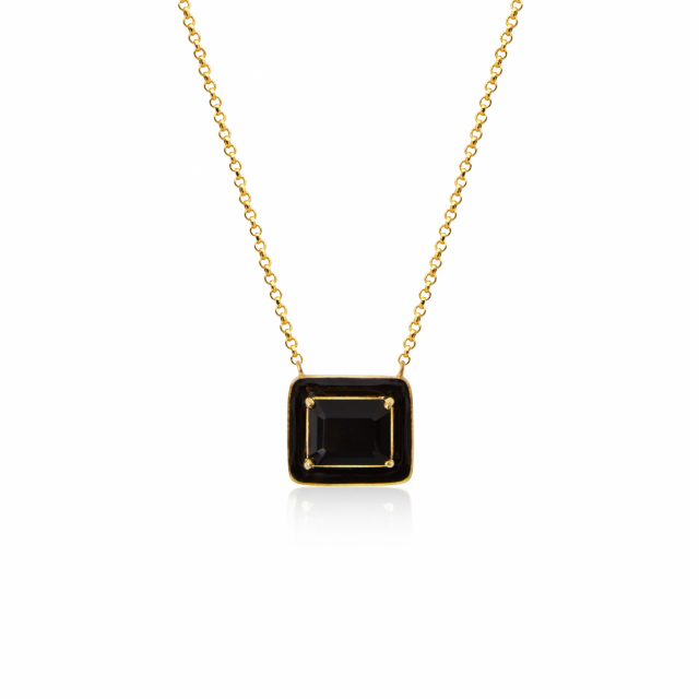 Iris Kettingen black onyx