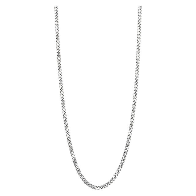 ZilverKettingen pansar. 50+5cm