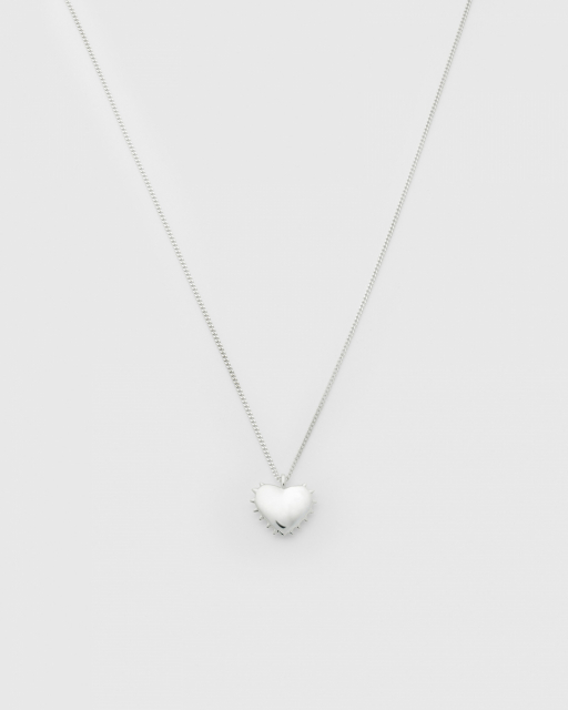 True Love Spike Heart Kettingen Zilver