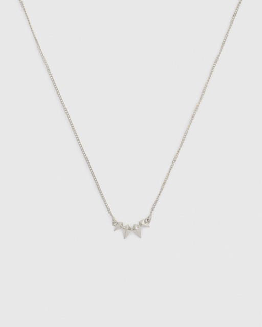 Uma Spike Kettingen Zilver