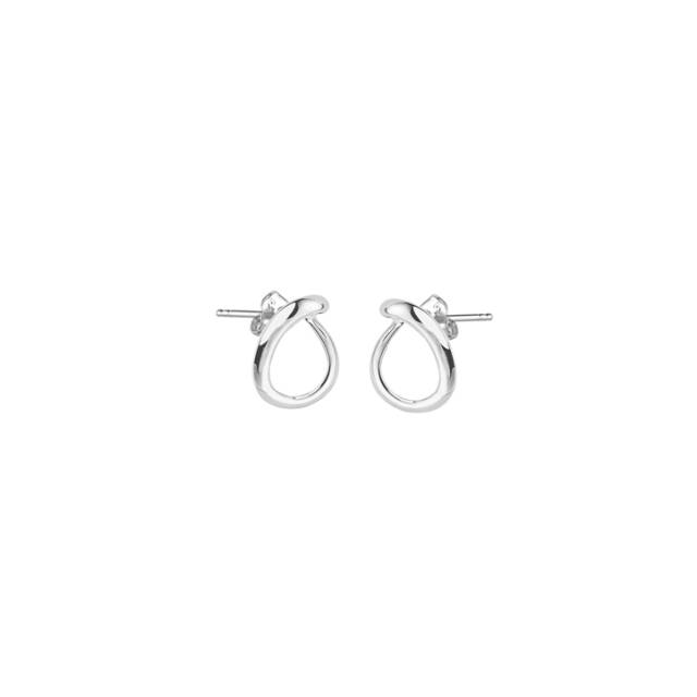Ocean drop Oorbel Zilver