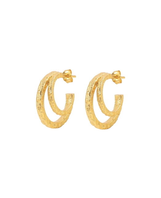 Double City Hoops Goud