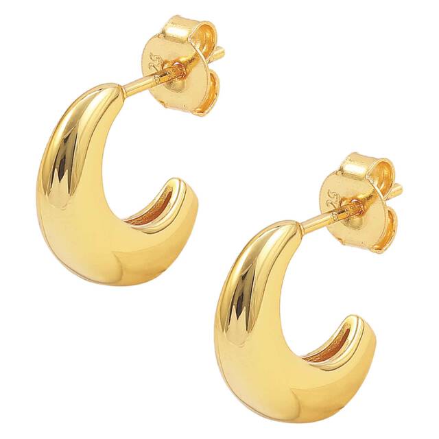 Nora big hoops Oorbellen Goud