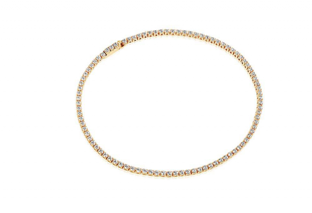 ELLERA Armbanden witte Zirkoner (goud)