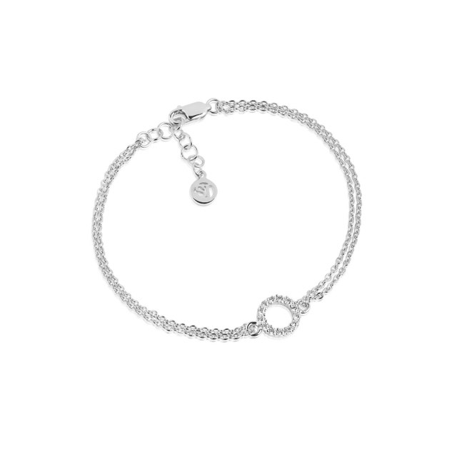 BIELLA PICCOLO Armbanden witte Zirkoner (Zilver)