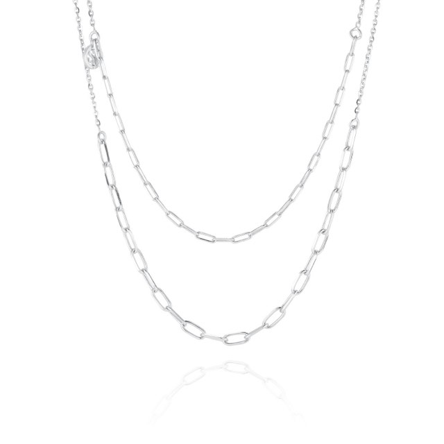 DUE CHAIN (Zilver)