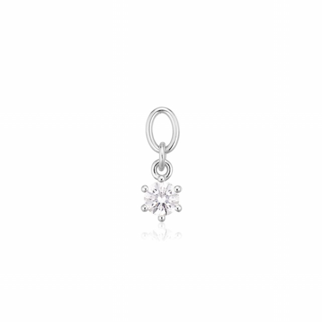 Charm Circolo Uno - med vita zirkoner Hoop