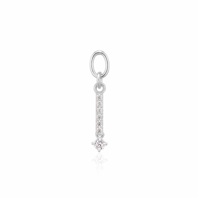 Charm Circolo Lungo - med vita zirkoner Hoop