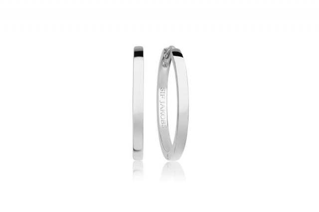 ELLERA PIANURA X-GRANDE Oorbel (Zilver)