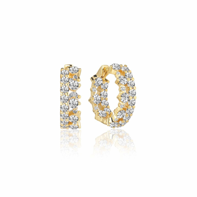 LIVIGNO CREOLO PICCOLO EARRINGS Goud