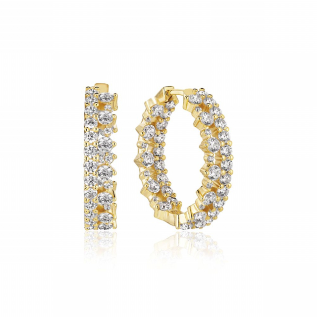 LIVIGNO CREOLO GRANDE EARRINGS Goud