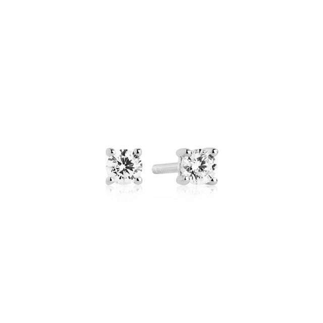 PRINCESS PICCOLO Oorbel witte Zirkoner (Zilver)
