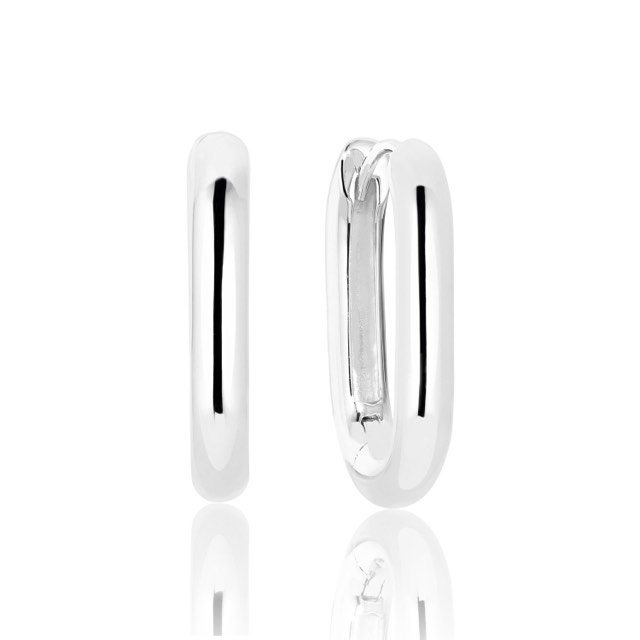 CAPRI MEDIO PIANURA Oorbel (Zilver)
