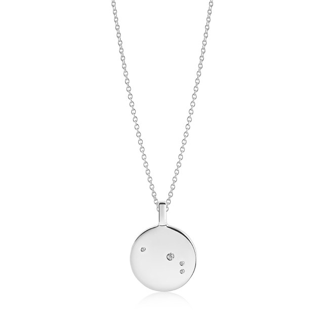 ZODIACO ARIES Kettingen witte Zirkoner (Zilver)
