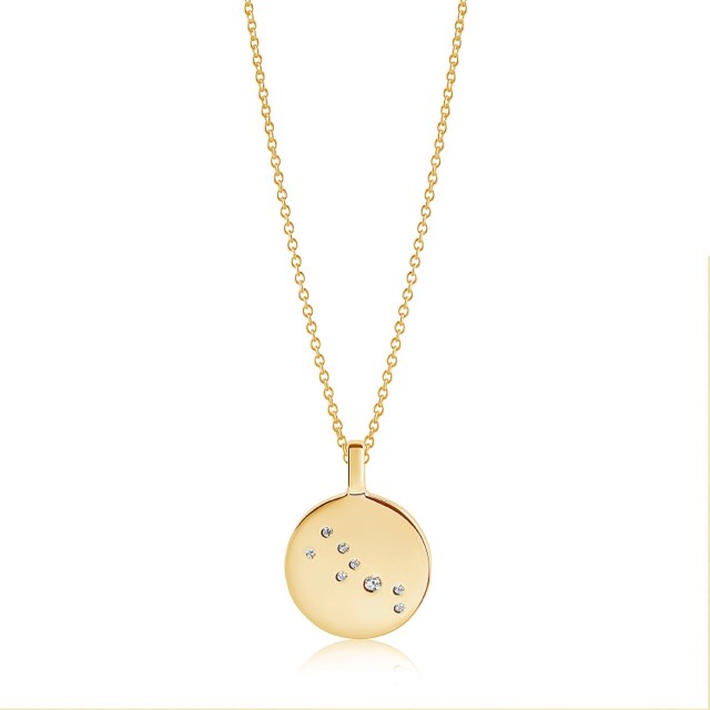 ZODIACO TAURUS Kettingen witte Zirkoner (goud)