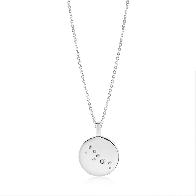 ZODIACO TAURUS Kettingen witte Zirkoner (Zilver)