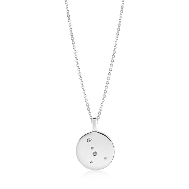ZODIACO CANCER Kettingen witte Zirkoner (Zilver)