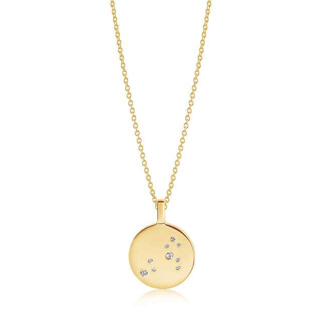 ZODIACO LEO Kettingen witte Zirkoner (goud)