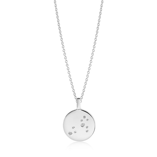 ZODIACO LEO Kettingen witte Zirkoner (Zilver)