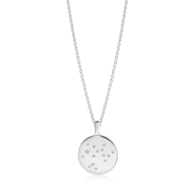 ZODIACO SAGITARIUS Kettingen witte Zirkoner (Zilver)