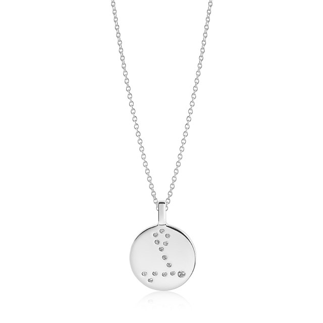 ZODIACO PISCES Kettingen witte Zirkoner (Zilver)