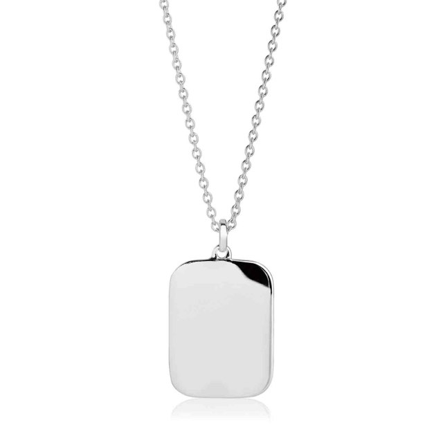 FOLLINA PIANURA QUADRATO Kettingen (Zilver)