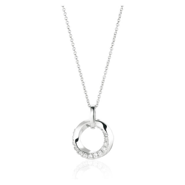 FERRARA PENDANT Zilver 38-45 cm