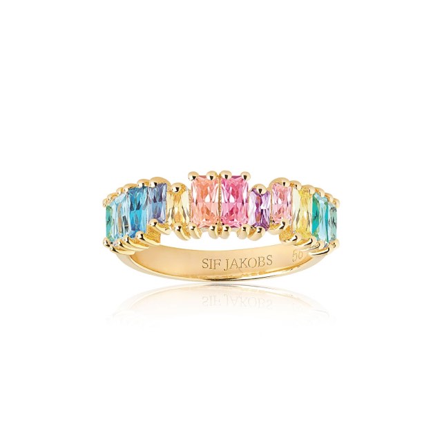 ANTELLA PICCOLO ring meerkleurige Zirkoner (goud)