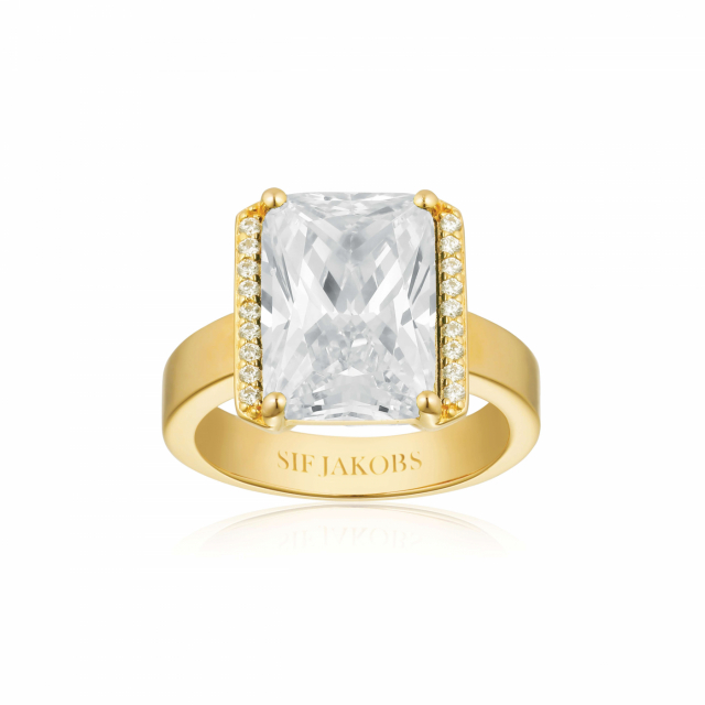 ROCCANOVA ALTRO GRANDE Ring Vita Zirkoner Goud