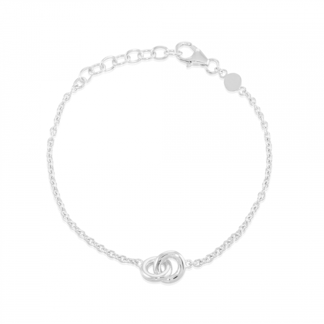 The knot mini Bracelet Silver