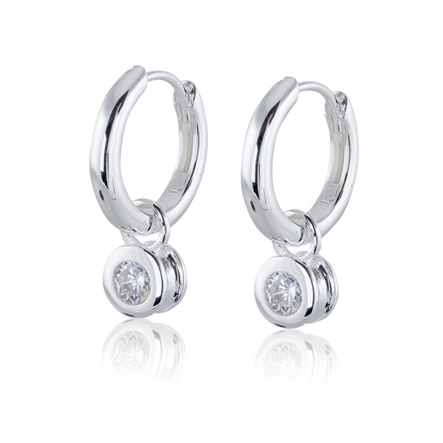 Älskad Earrings creol Silver