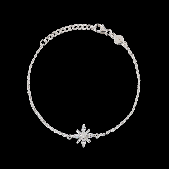 Snowflake Bracelet Silver