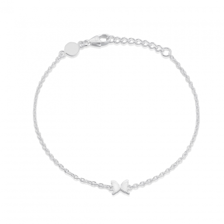 Petite papillion  Bracelet Silver in de groep Armbanden / Zilveren armbanden bij SCANDINAVIAN JEWELRY DESIGN (s108)