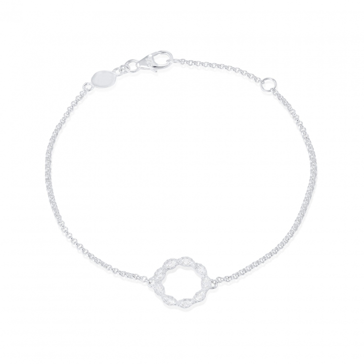 Safe and sound Bracelet Silver in de groep Armbanden / Zilveren armbanden bij SCANDINAVIAN JEWELRY DESIGN (s215)