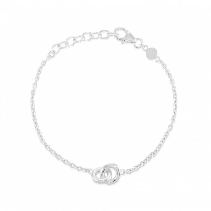 The knot mini Bracelet Silver in de groep Armbanden / Zilveren armbanden bij SCANDINAVIAN JEWELRY DESIGN (s225)