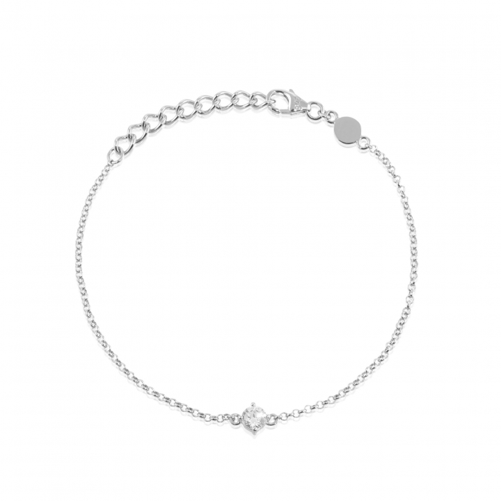 Time to glow mini Bracelet Silver in de groep Armbanden / Zilveren armbanden bij SCANDINAVIAN JEWELRY DESIGN (s227)