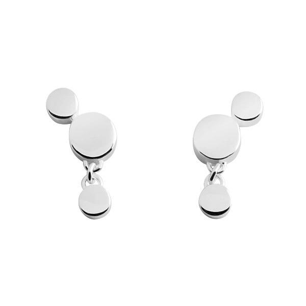 Product Image for Skanshage SWEDEN Dot Triple Oorbel Zilver