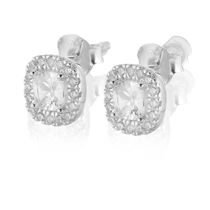 Glamorous Earrings studs Silver in de groep Oorbellen / Zilveren oorbellen bij SCANDINAVIAN JEWELRY DESIGN (s305)