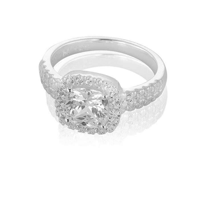 Glamorous Ring Silver in de groep Ringen / Zilveren ringen bij SCANDINAVIAN JEWELRY DESIGN (s307-R)