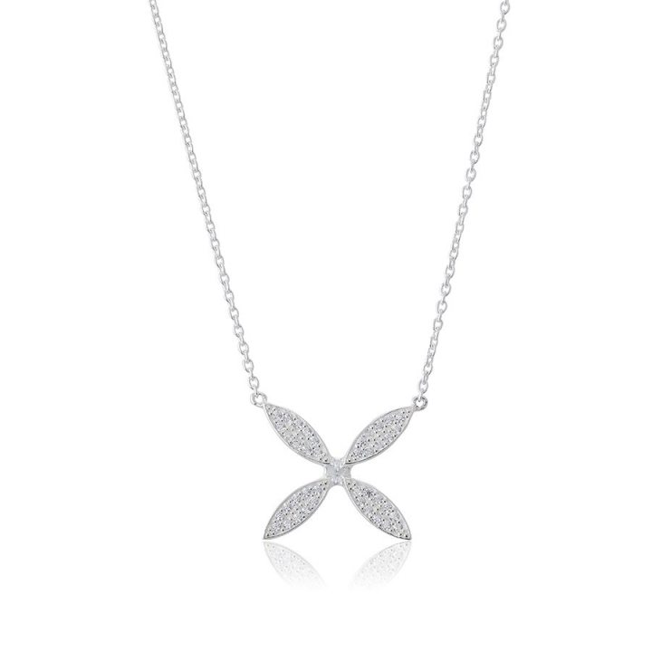 Product Image for CAROLINA GYNNING Sparkling ellipse Necklace Silver