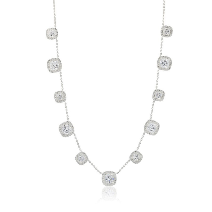 Glamorous -multi Necklace Silver in de groep Kettingen / Zilveren kettingen bij SCANDINAVIAN JEWELRY DESIGN (s341)