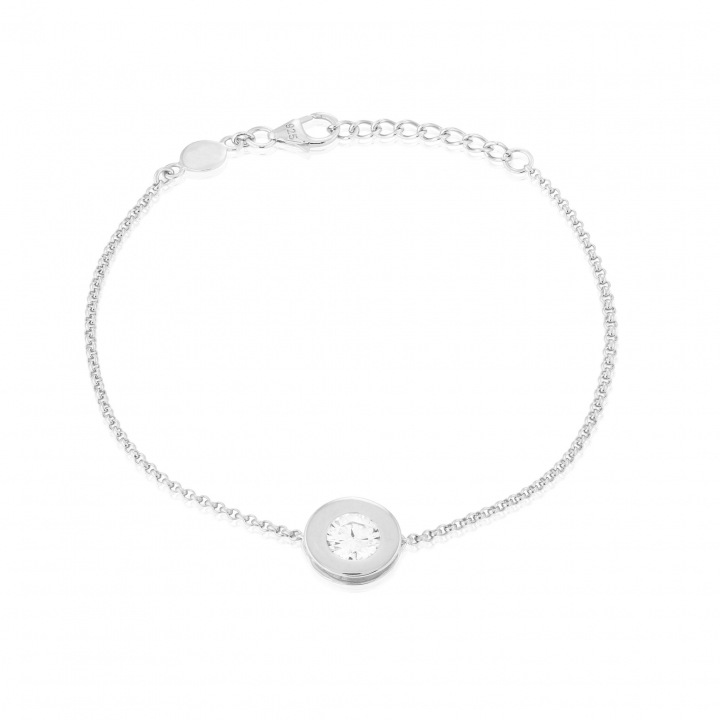 Älskad  Bracelet Silver in de groep Armbanden / Zilveren armbanden bij SCANDINAVIAN JEWELRY DESIGN (s61)