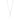 Twin Dots Necklace Silver