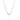 Mini Peace Kettingen Zilver 42-45 cm