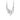 Crystal Rain Collier - Clear Kettingen Zilver