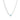 Micro Blink Necklace - Blue Topaz Necklace Silver