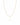 Micro catch a falling star Necklace Gold