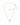 Little Champagne & Stars Necklace Gold